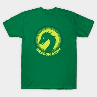 Dragon Army Green Logo T-Shirt